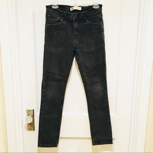 Levi’s Boy’s 510 Black Denim Skinny Jeans 16 Reg